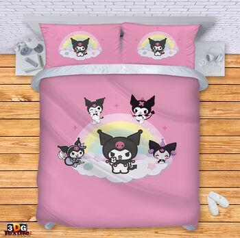 Модерен Сет за легло с дигитален принт - Kuromi 2026 - Kuromi 2026