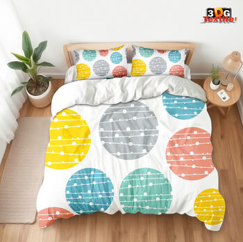 Сет за легло с дигитален принт Абстрактна хармония - Abstract Harmony