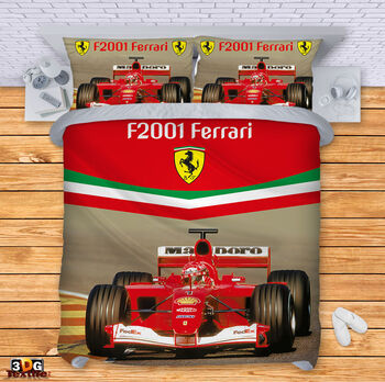 Спално бельо Ферари F1 200x210 с две калъфки SALE