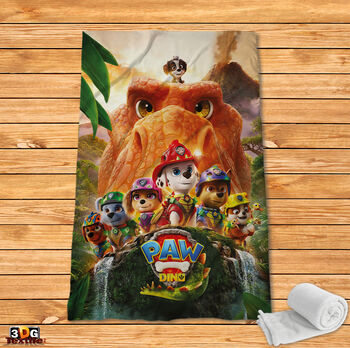 Поларено одеяло Пес патрул - PAW Patrol The Dino