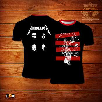 Спортна Тениска Металика 2 - Metallica 2
