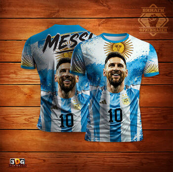 Спортна Тениска Argentina Messi World Cup 2026