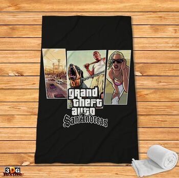 Поларено одеяло Grand Theft Auto San Andreas 2