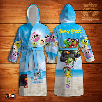 Халати за баня Angry Birds
