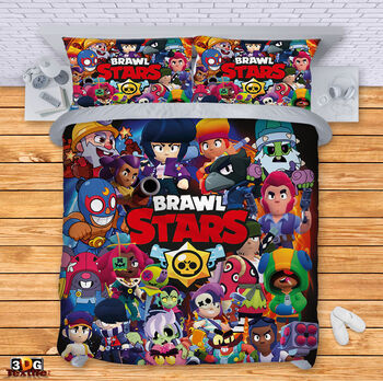 Спално бельо Brawl Stars 200x210 с две калъфки SALE