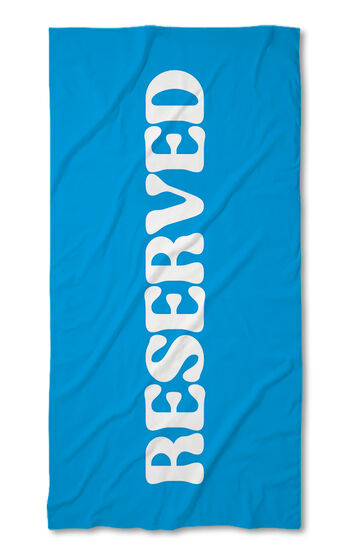 Хавлиена кърпа Reserved Blue - White