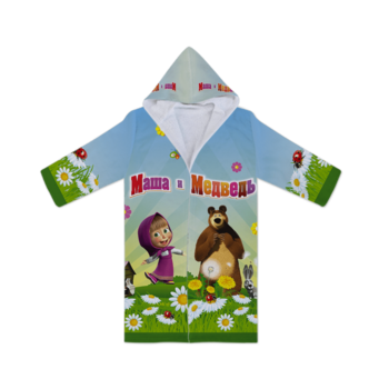 Халат за баня Маша и мечока 2-4 години SALE