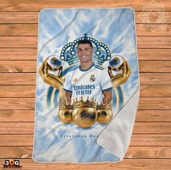 Одеяло Шерпа Полар Реал Мадрид Роналдо - Real Madrid Ronaldo