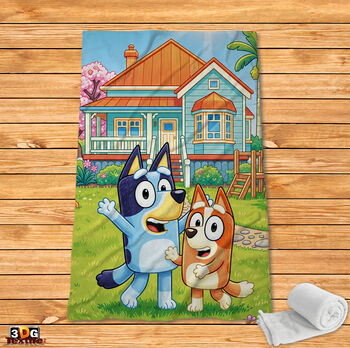 Поларено одеяло Блуи 3 - Bluey 3